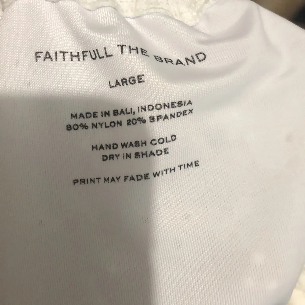 FAITHFUL the Brand Corsica Off The Shoulder Swimsuit Top - Picture 3 of 6